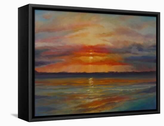 Suset, 2013 Seascape-Lee Campbell-Framed Premier Image Canvas