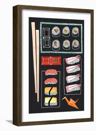 Sushi, 2014-Isobel Barber-Framed Giclee Print