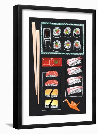 Sushi, 2014-Isobel Barber-Framed Giclee Print