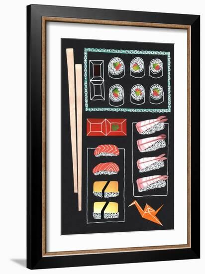 Sushi, 2014-Isobel Barber-Framed Giclee Print