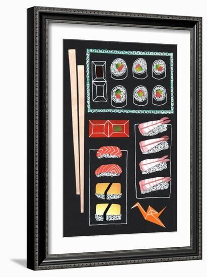 Sushi, 2014-Isobel Barber-Framed Giclee Print