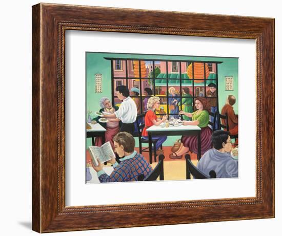 Sushi and Beer, Brooklyn, 1993-Liz Wright-Framed Giclee Print