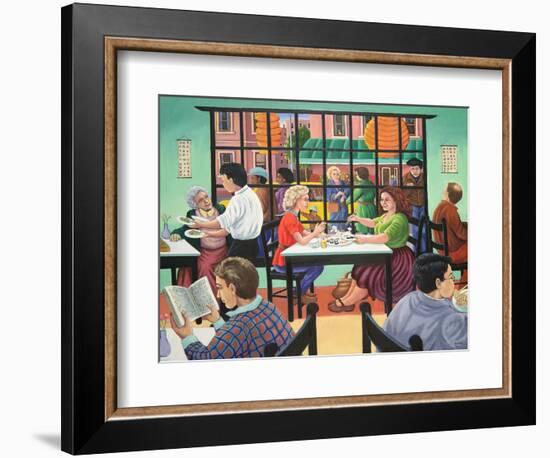 Sushi and Beer, Brooklyn, 1993-Liz Wright-Framed Giclee Print