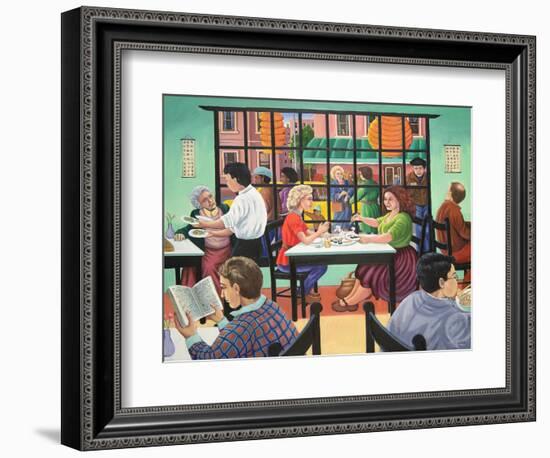 Sushi and Beer, Brooklyn, 1993-Liz Wright-Framed Giclee Print