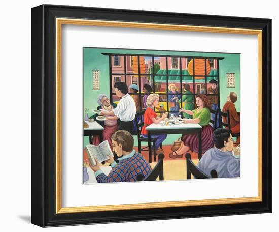 Sushi and Beer, Brooklyn, 1993-Liz Wright-Framed Giclee Print