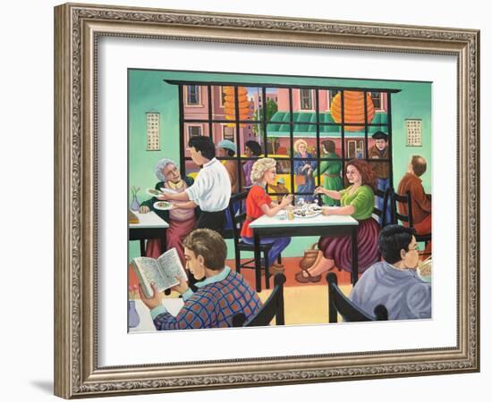 Sushi and Beer, Brooklyn, 1993-Liz Wright-Framed Giclee Print