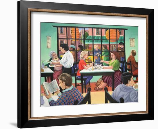 Sushi and Beer, Brooklyn, 1993-Liz Wright-Framed Giclee Print