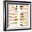 Sushi And Chopsticks-Rob Tek-Framed Premium Giclee Print