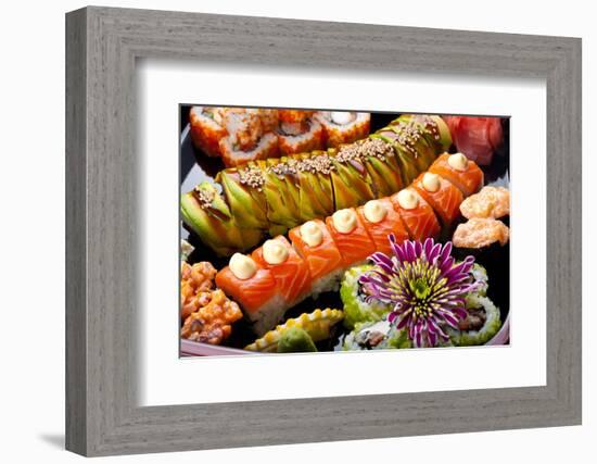 Sushi and Rolls-Volff-Framed Photographic Print