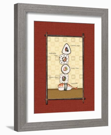 Sushi I-Andrea Laliberte-Framed Art Print