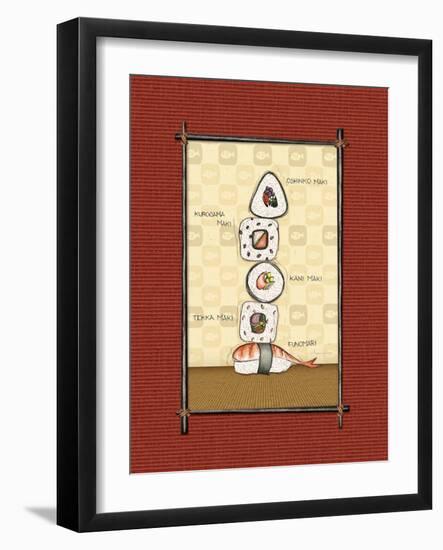 Sushi I-Andrea Laliberte-Framed Art Print