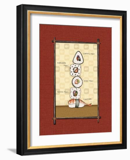 Sushi I-Andrea Laliberte-Framed Art Print