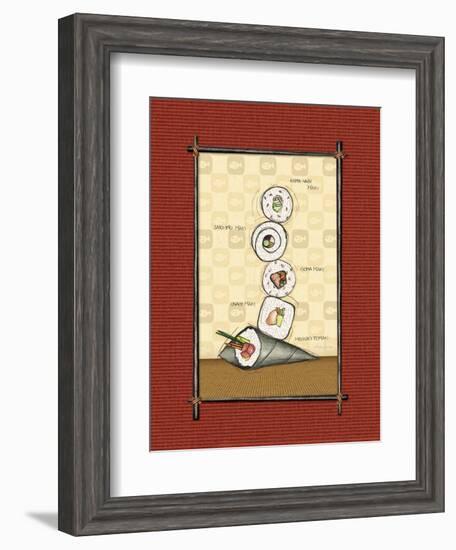 Sushi II-Andrea Laliberte-Framed Art Print