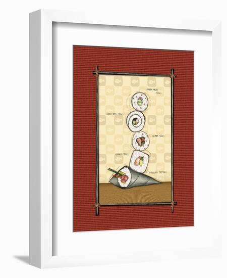 Sushi II-Andrea Laliberte-Framed Art Print