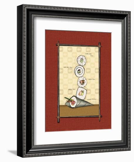 Sushi II-Andrea Laliberte-Framed Art Print