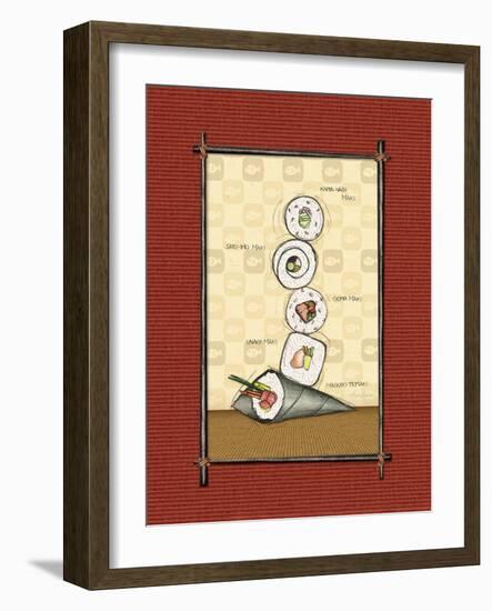 Sushi II-Andrea Laliberte-Framed Art Print