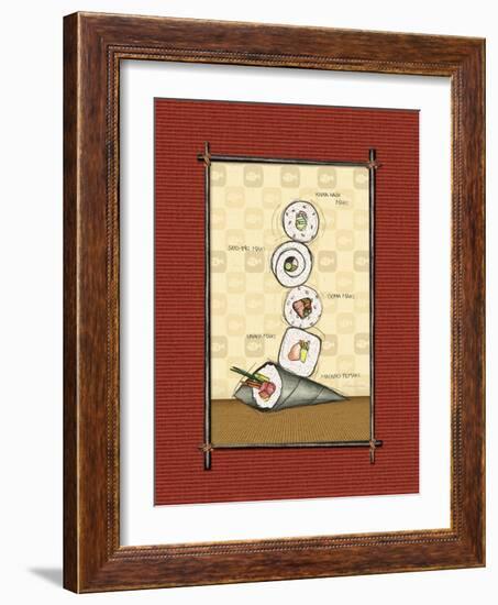 Sushi II-Andrea Laliberte-Framed Art Print