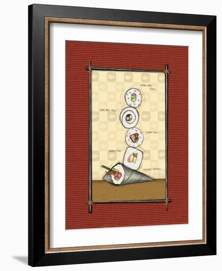 Sushi II-Andrea Laliberte-Framed Art Print