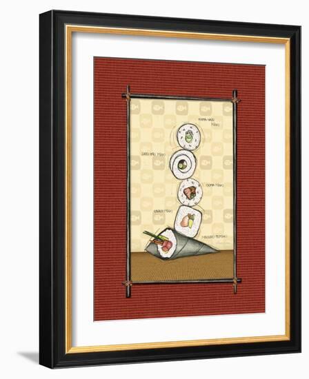 Sushi II-Andrea Laliberte-Framed Art Print