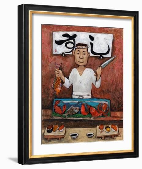 Sushi-Man-John Howard-Framed Giclee Print