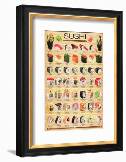 Sushi-null-Framed Premium Giclee Print
