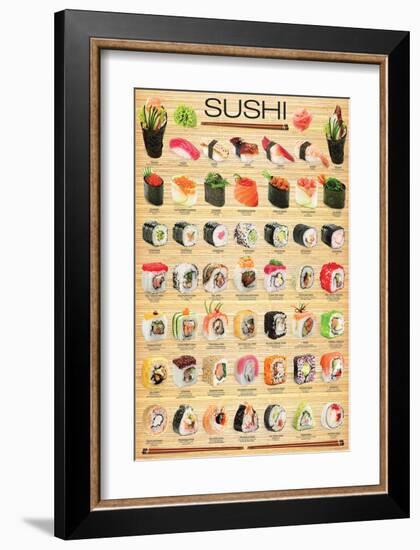 Sushi-null-Framed Art Print