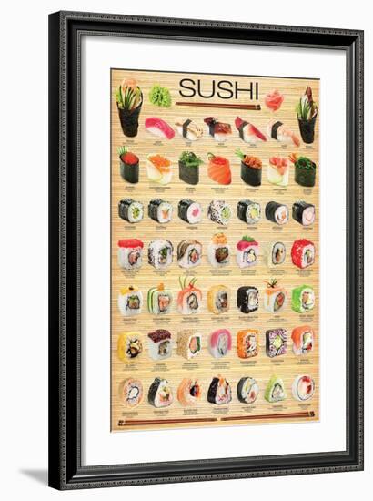 Sushi--Framed Art Print