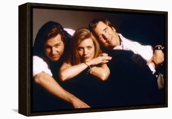 Susie and les Baker Boys THE FABULOUS BAKER BOYS by Steve Kloves with Jeff Bridges, Michelle Pfeiff-null-Framed Stretched Canvas