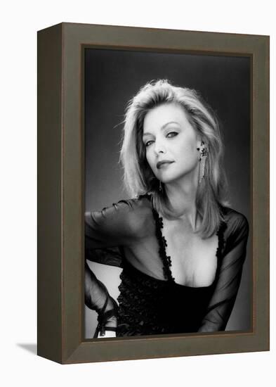 Susie and les Baker Boys THE FABULOUS BAKER BOYS by Steve Kloves with Michelle Pfeiffer, 1989 (b/w-null-Framed Stretched Canvas