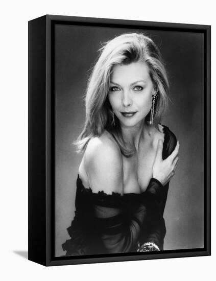 Susie and les Baker Boys THE FABULOUS BAKER BOYS by Steve Kloves with Michelle Pfeiffer, 1989 (b/w -null-Framed Stretched Canvas