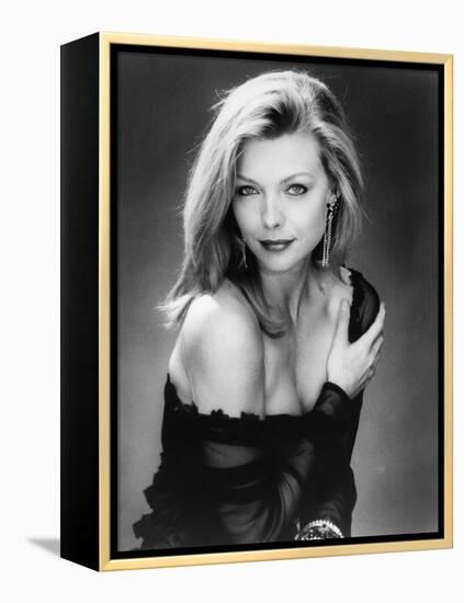 Susie and les Baker Boys THE FABULOUS BAKER BOYS by Steve Kloves with Michelle Pfeiffer, 1989 (b/w -null-Framed Stretched Canvas