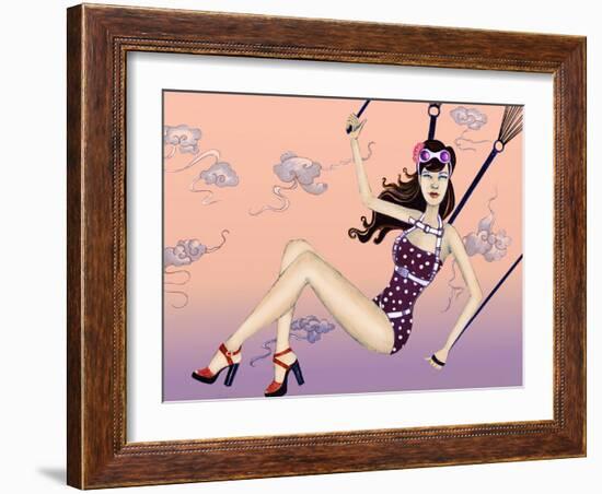 Susie-Jami Goddess-Framed Art Print