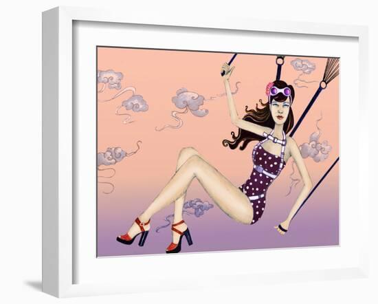 Susie-Jami Goddess-Framed Art Print