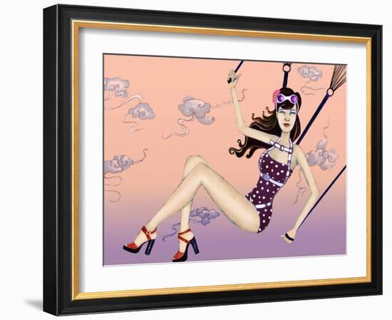 Susie-Jami Goddess-Framed Art Print