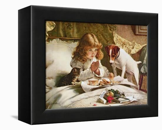 Suspense, Poster-Charles Burton Barber-Framed Premier Image Canvas