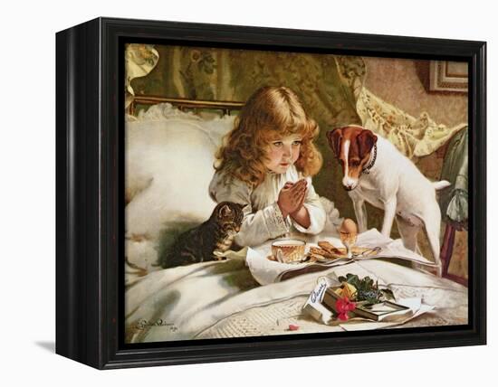 Suspense, Poster-Charles Burton Barber-Framed Premier Image Canvas