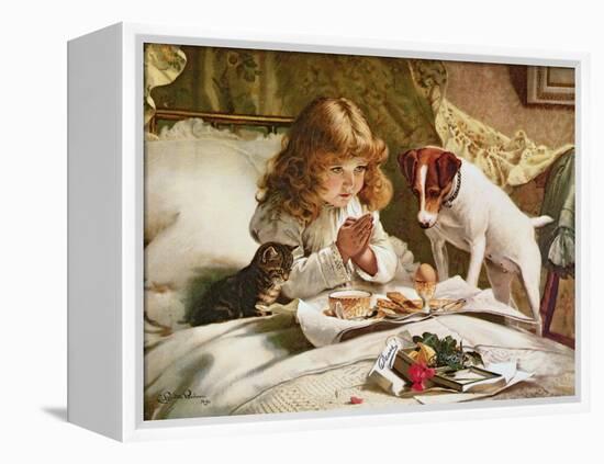 Suspense, Poster-Charles Burton Barber-Framed Premier Image Canvas