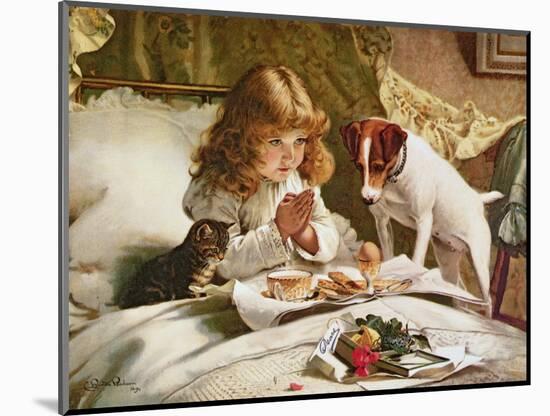 Suspense, Poster-Charles Burton Barber-Mounted Premium Giclee Print