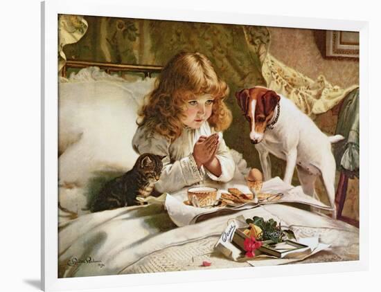 Suspense, Poster-Charles Burton Barber-Framed Giclee Print