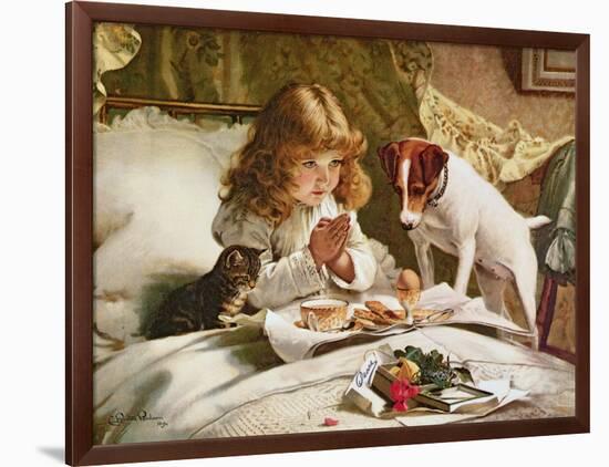 Suspense, Poster-Charles Burton Barber-Framed Giclee Print