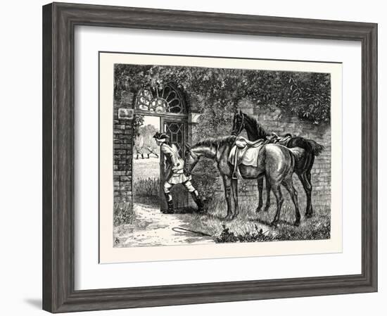 Suspense, UK-Samuel Edmund Waller-Framed Premium Giclee Print