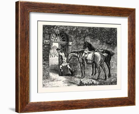 Suspense, UK-Samuel Edmund Waller-Framed Premium Giclee Print