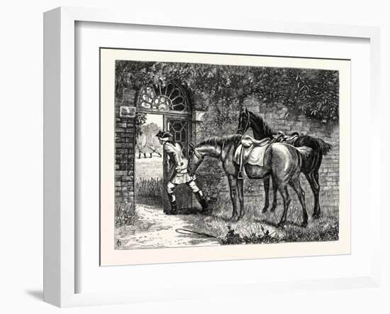 Suspense, UK-Samuel Edmund Waller-Framed Premium Giclee Print