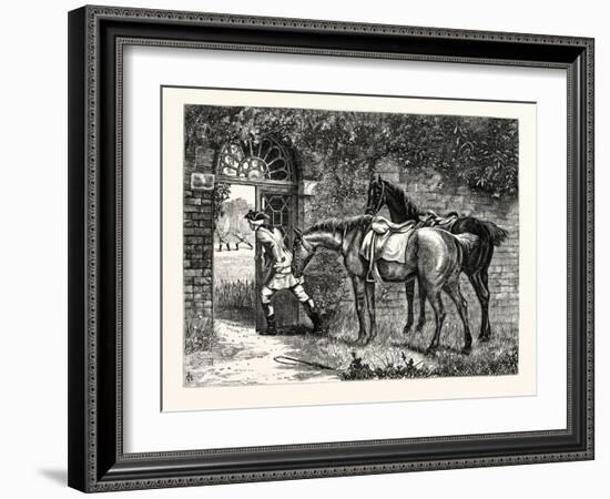 Suspense, UK-Samuel Edmund Waller-Framed Premium Giclee Print