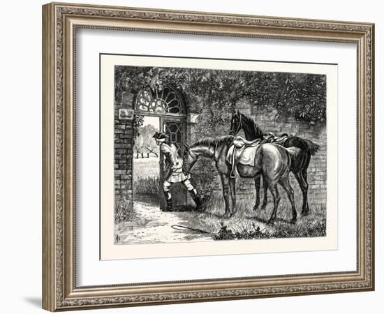 Suspense, UK-Samuel Edmund Waller-Framed Giclee Print