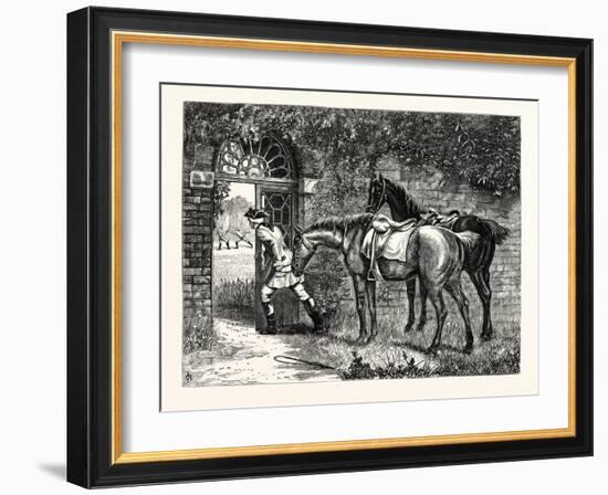 Suspense, UK-Samuel Edmund Waller-Framed Giclee Print