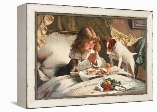 Suspense-Charles Burton Barber-Framed Stretched Canvas