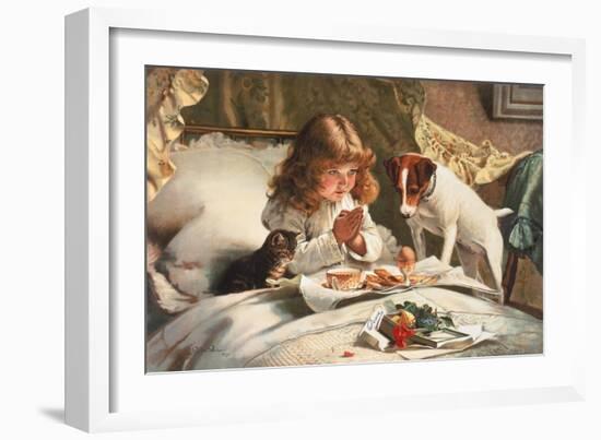 Suspense-Charles Burton Barber-Framed Art Print