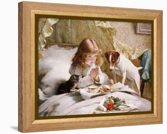 Suspense-Charles Burton Barber-Framed Premier Image Canvas