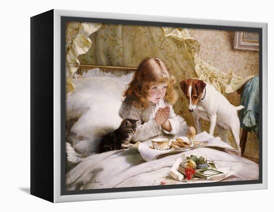 Suspense-Charles Burton Barber-Framed Premier Image Canvas